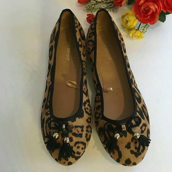 animal print flats wide width